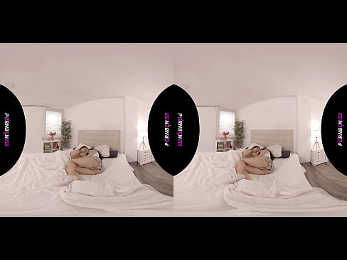 ❤️ PORNBCN VR Ду лесбиянки ҷавон дар воқеияти виртуалии 4K 180 3D аз хоб бедор мешаванд Женева Беллуччи Катрина Морено ️ Шлюсҳо дар мо ﹏